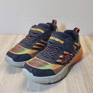 Skechers Thermoflux 2.0 Shoes Boys Kids Size 13 Black Orange Yellow 403733L